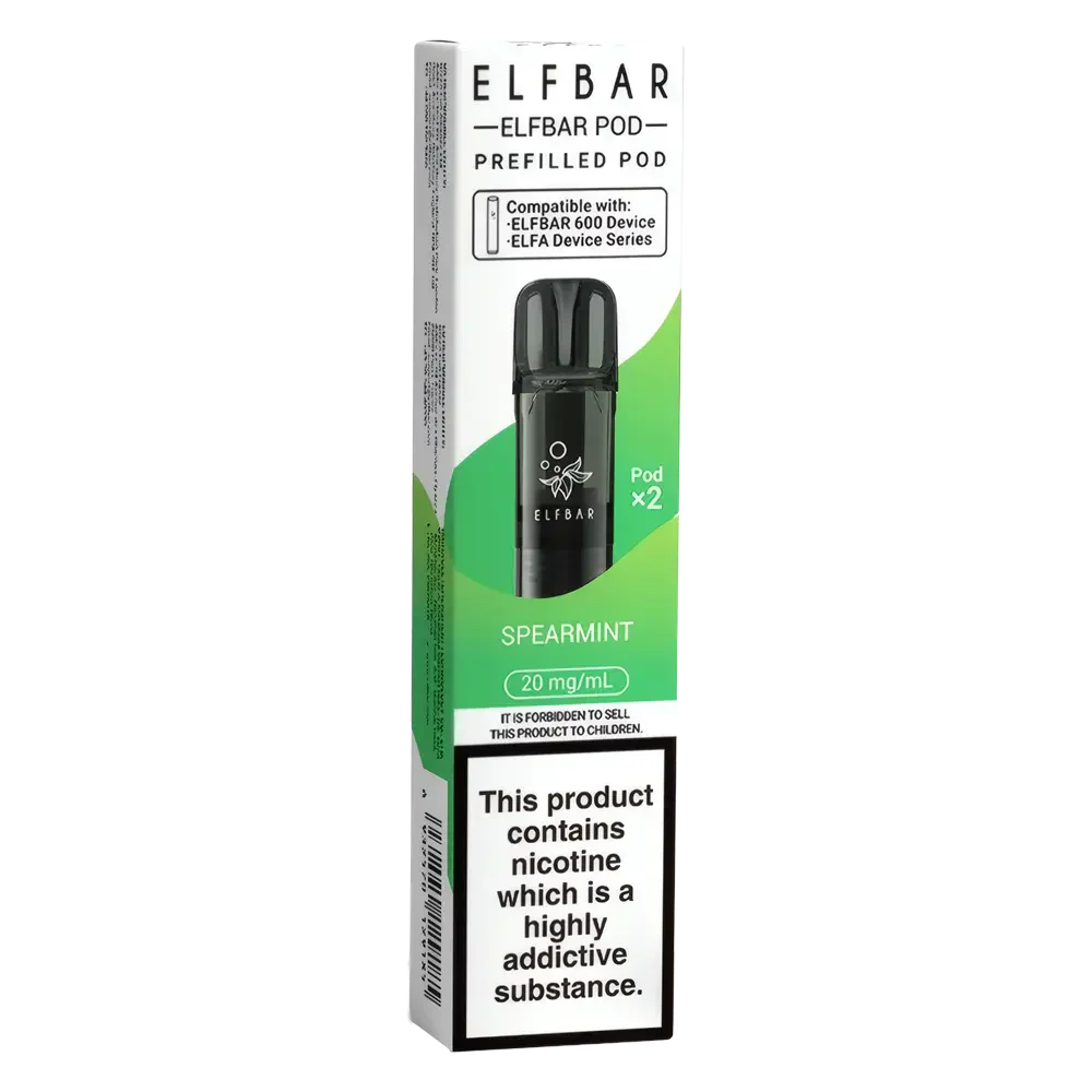 Elf Bar 600 Spearmint Prefilled Pods