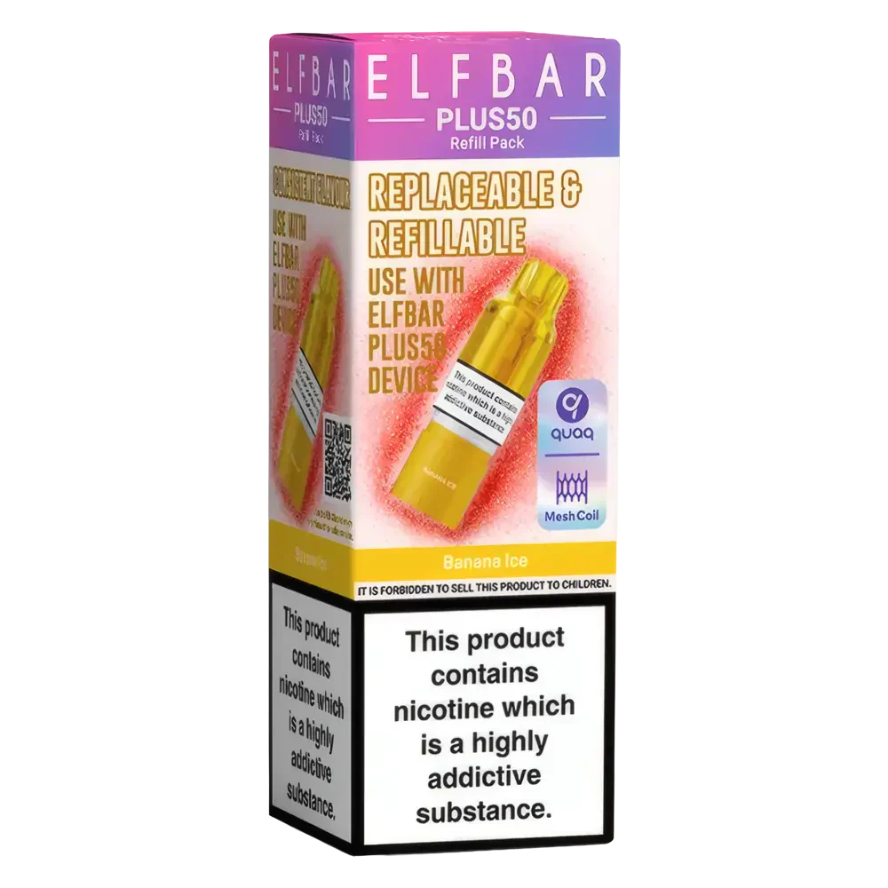 Elf Bar Plus 50 Prefilled Pods