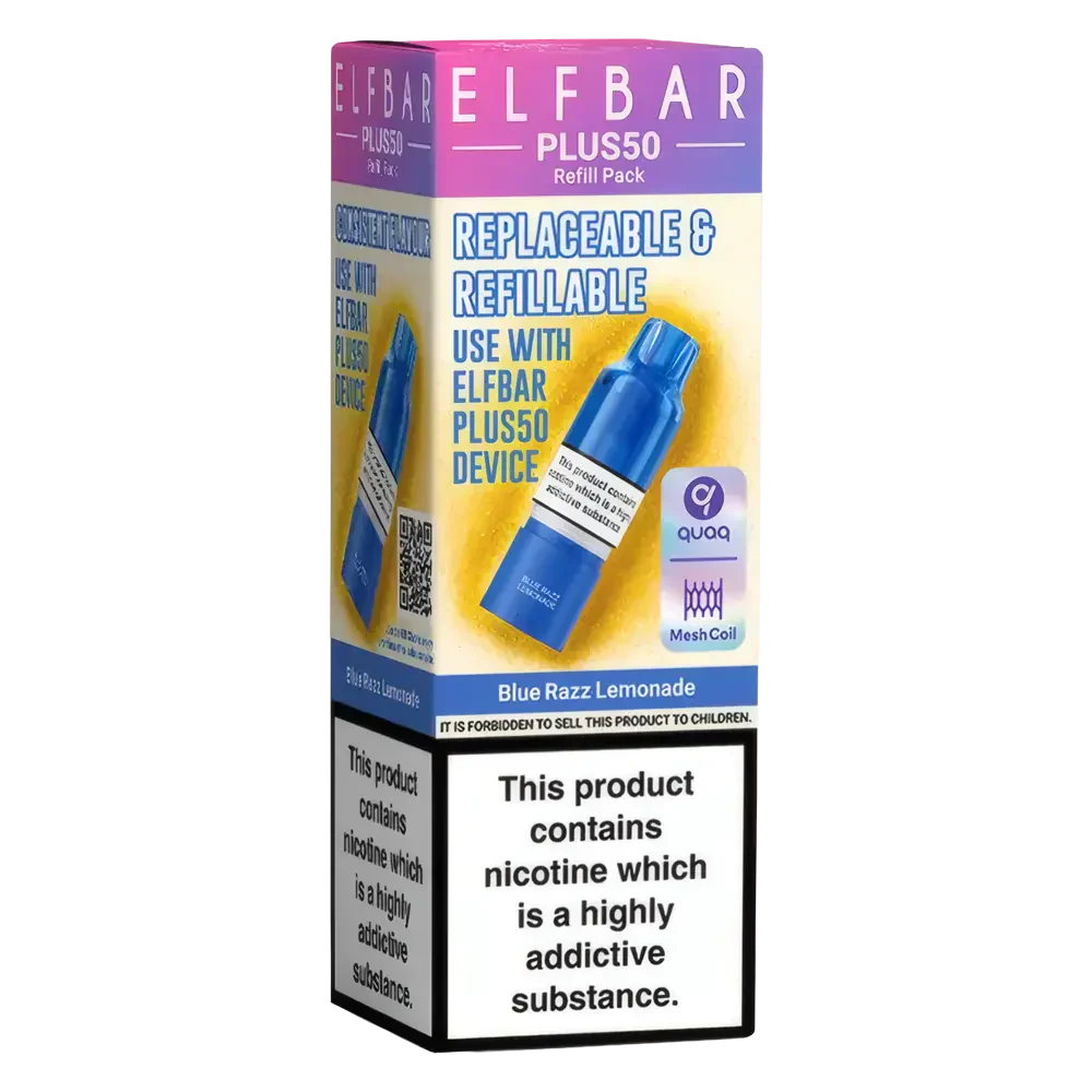 Elf Bar Plus 50 Prefilled Pods