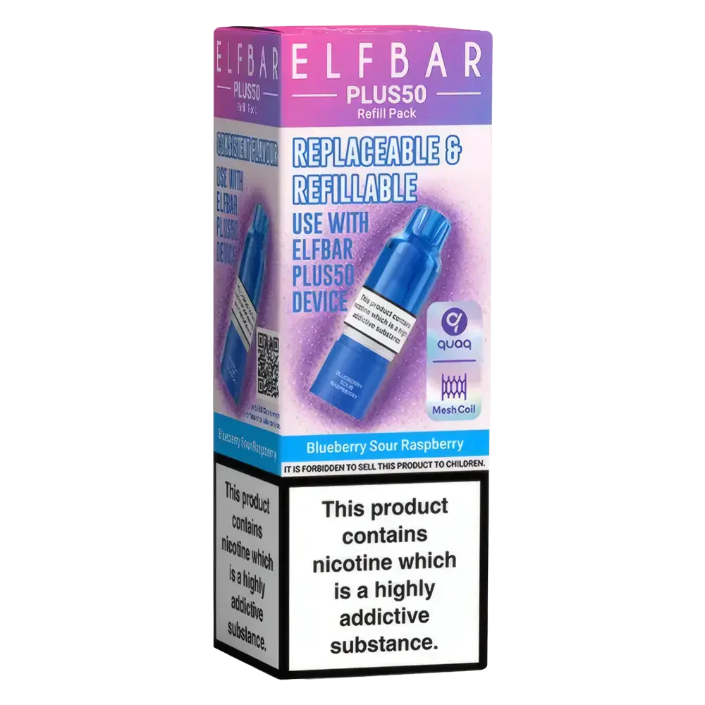 Elf Bar Plus 50 Prefilled Pods