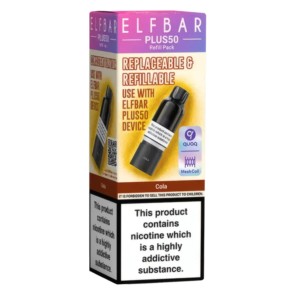 Elf Bar Plus 50 Prefilled Pods