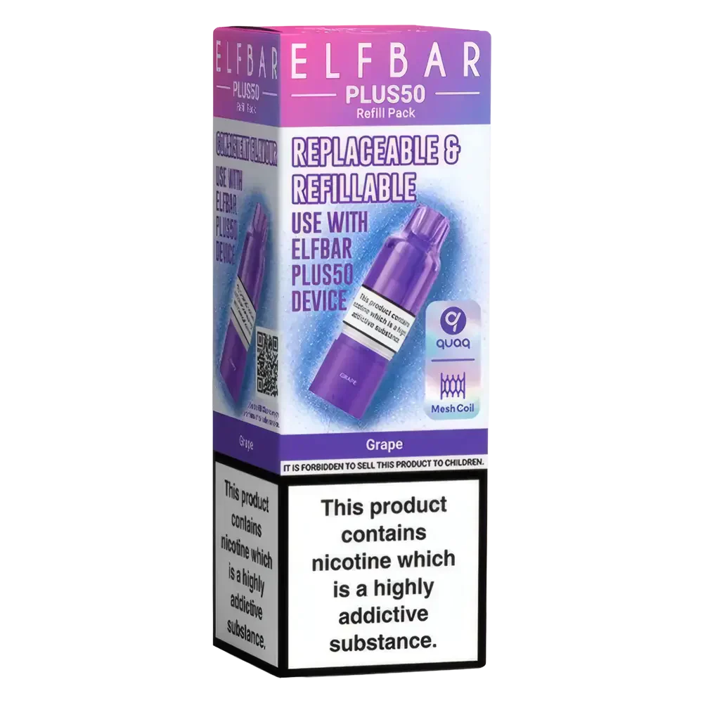 Elf Bar Plus 50 Prefilled Pods