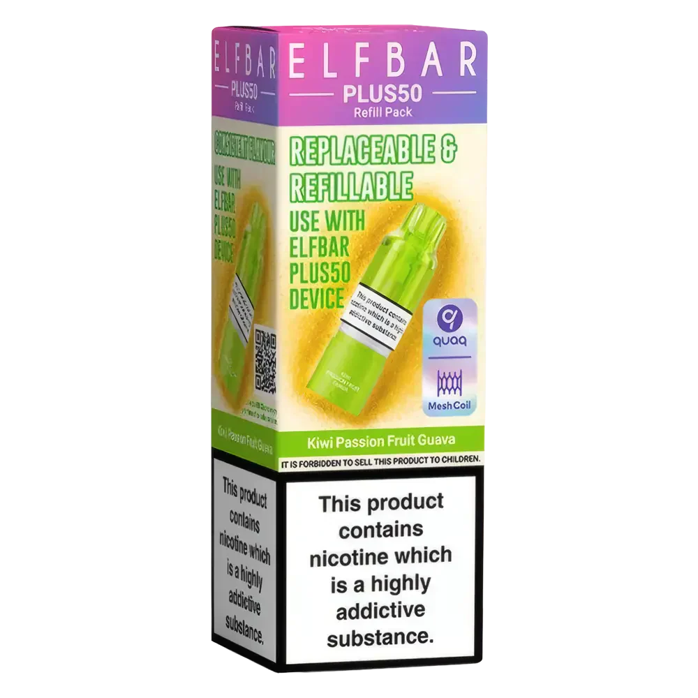 Elf Bar Plus 50 Prefilled Pods