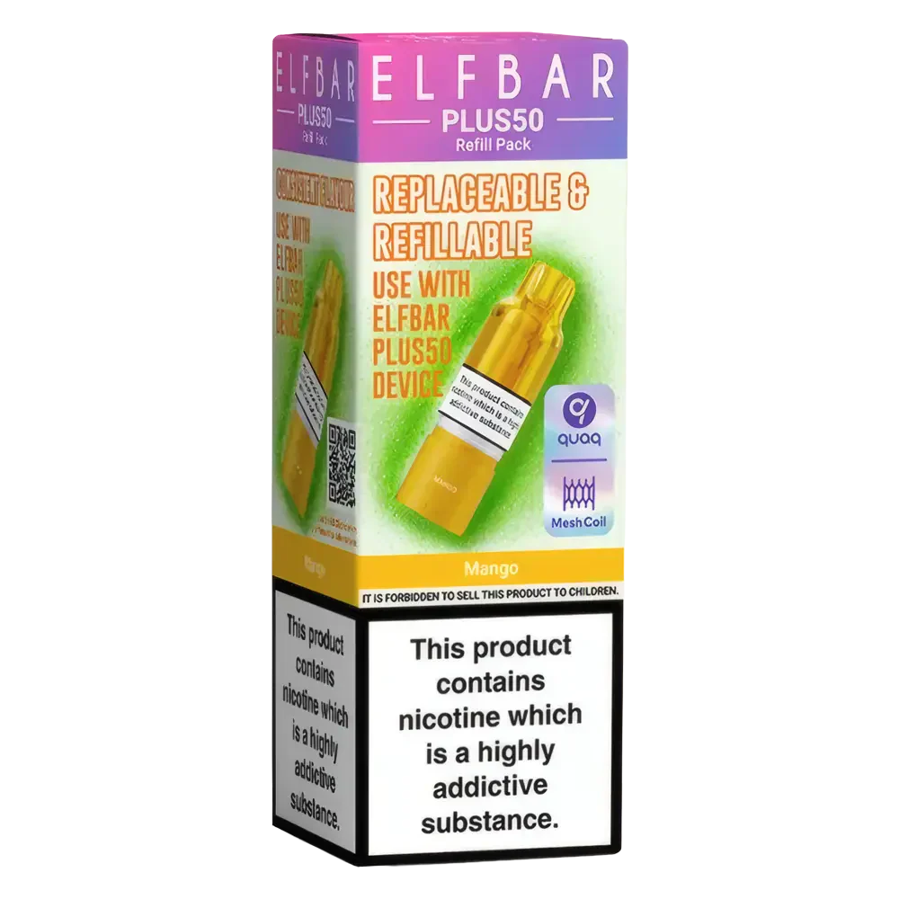 Elf Bar Plus 50 Prefilled Pods