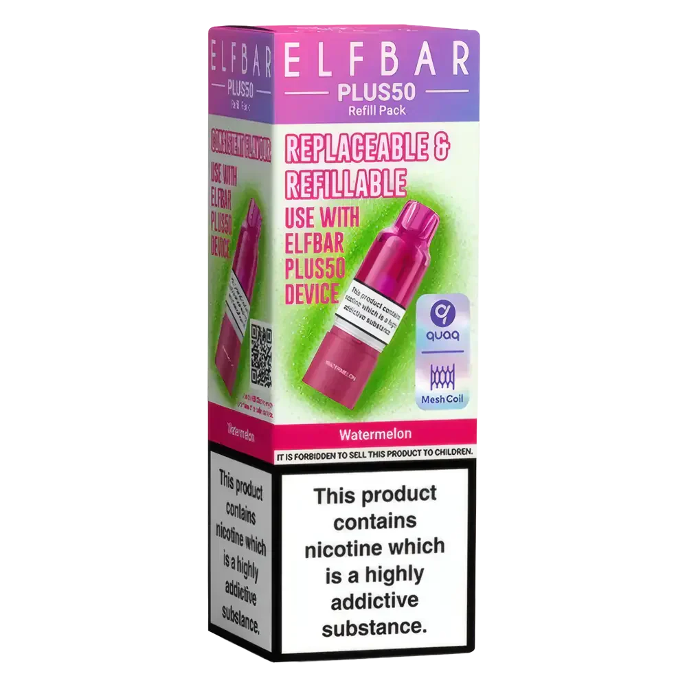 Elf Bar Plus 50 Prefilled Pods