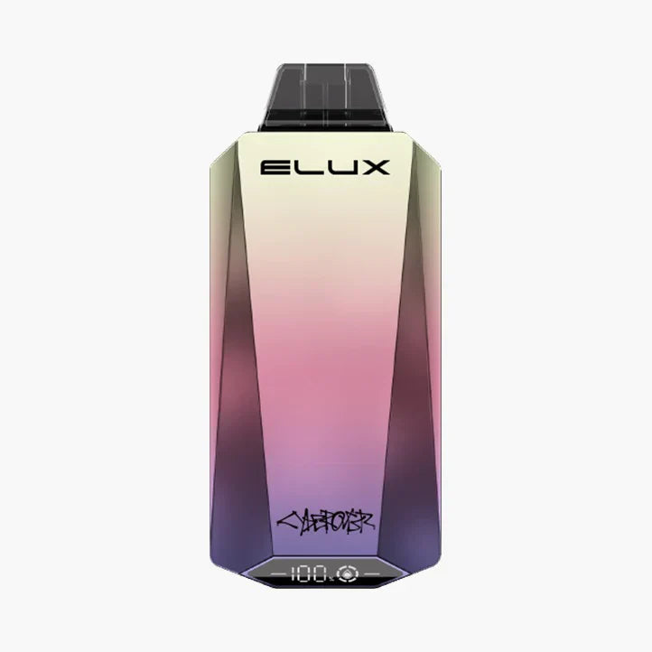 Elux Cyberover 15000 Puffs Prefilled Vape Kit Box of 10, Rainbow Colour