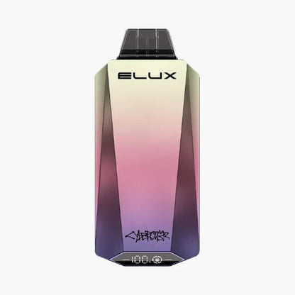 Elux Cyberover 15000 Puffs Prefilled Vape Kit Box of 10, Rainbow Colour