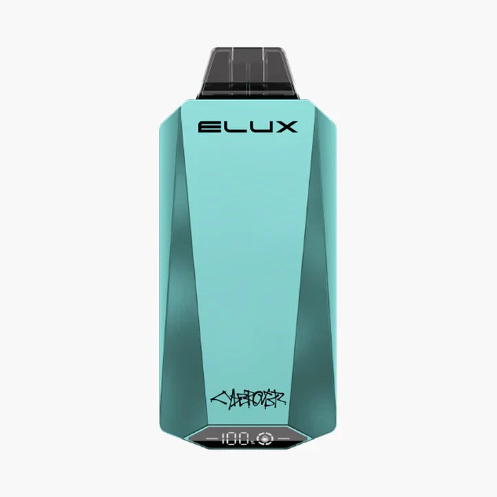 Elux Cyberover 15000 Puffs Prefilled Vape Kit Box of 10, Light Blue Colour