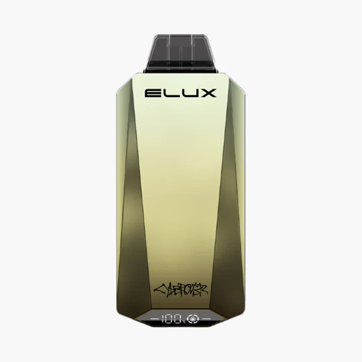 Elux Cyberover 15000 Puffs Prefilled Vape Kit Box of 10, Light Golden Colour