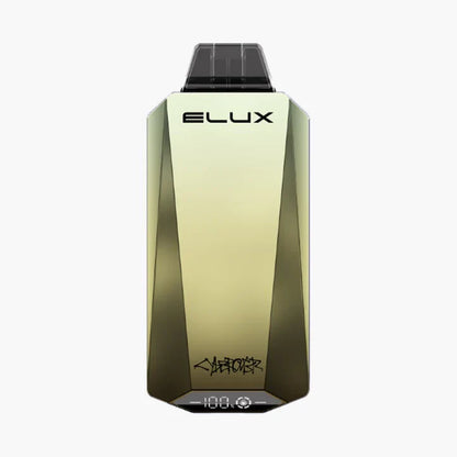 Elux Cyberover 15000 Puffs Prefilled Vape Kit Box of 10, Light Golden Colour