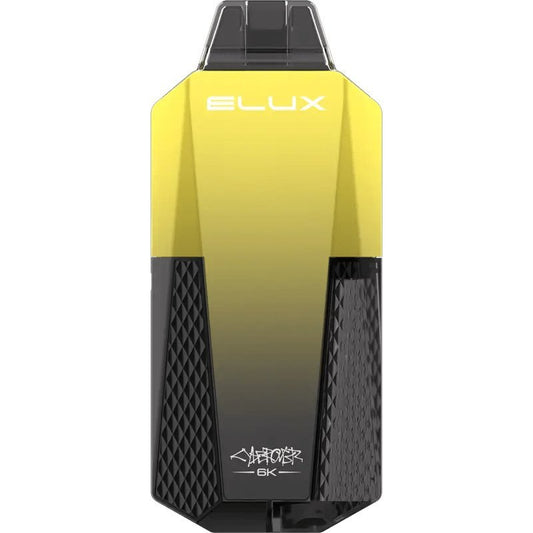 Elux Cyberover 6000 Prefilled Pod Vape Box of 10, Banana Ice Flavour