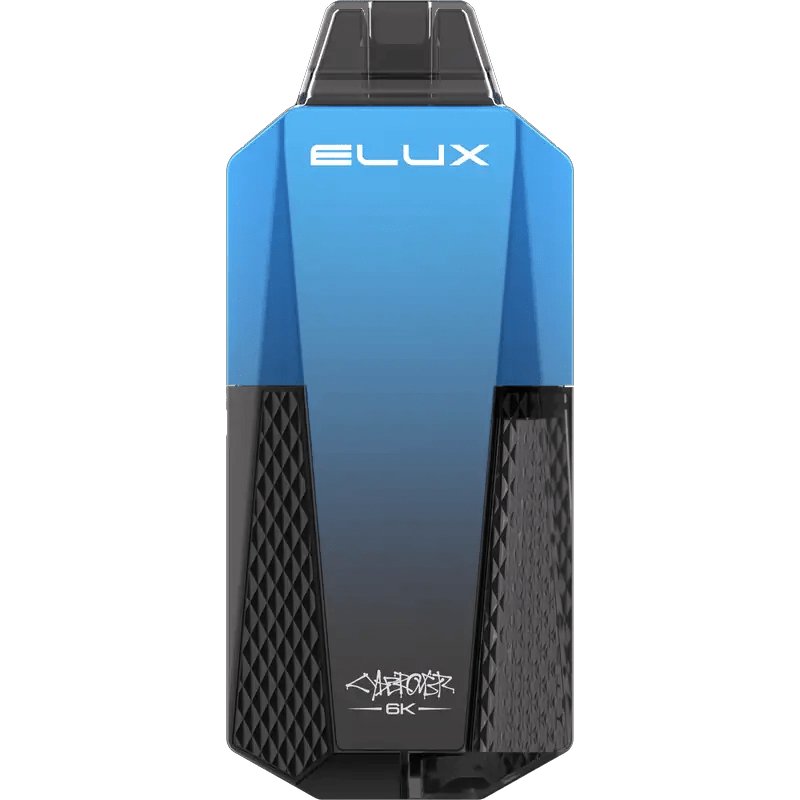 Elux Cyberover 6000 Prefilled Pod Vape Box of 10, Mr Blue Flavour