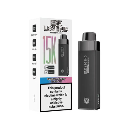 Elux ENE Legend 15K Pod Vape Kit In Blueberry Cherry Cranberry Colour