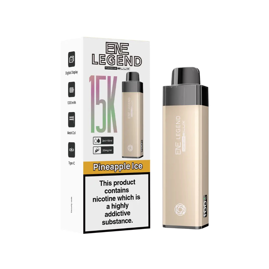 Elux ENE Legend 15K Pod Vape Kit In Pineapple Ice Colour