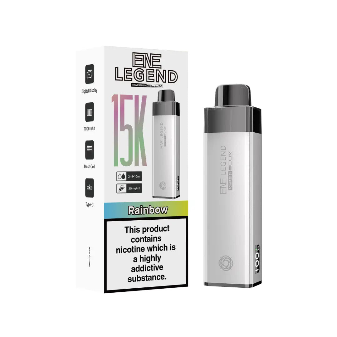 Elux ENE Legend 15K Pod Vape Kit In Rainbow Colour