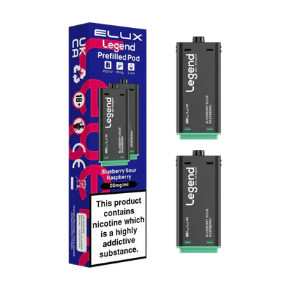 Elux Legend 1500 Replacement Pods Pack of 2 - Wholesale Price !