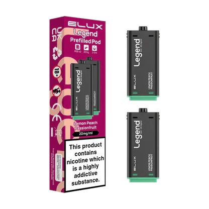 Elux Legend 1500 Replacement Pods Pack of 2 - Wholesale Price !