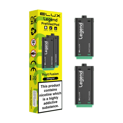 Elux Legend 1500 Replacement Pods Pack of 2 - Wholesale Price !