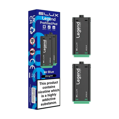 Elux Legend 1500 Replacement Pods Pack of 2 - Wholesale Price !