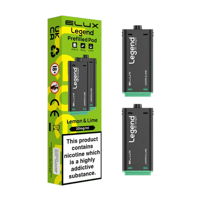Elux Legend 1500 Replacement Pods Pack of 2 - Wholesale Price !