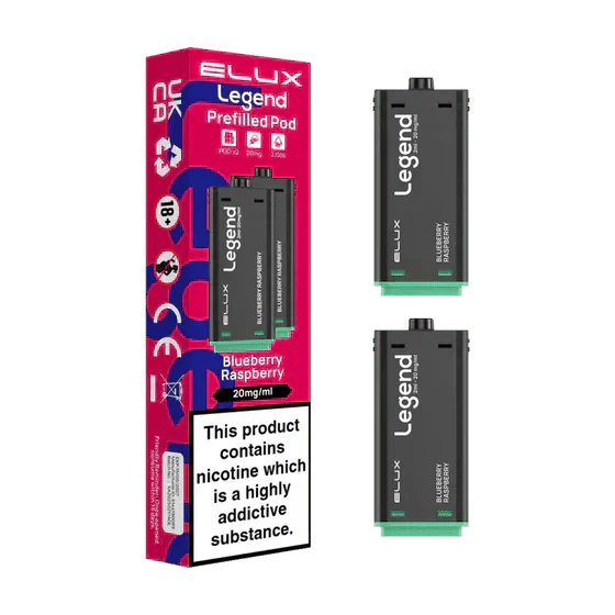 Elux Legend 1500 Replacement Pods Pack of 2 - Wholesale Price !