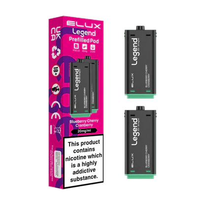 Elux Legend 1500 Replacement Pods Pack of 2 - Wholesale Price !