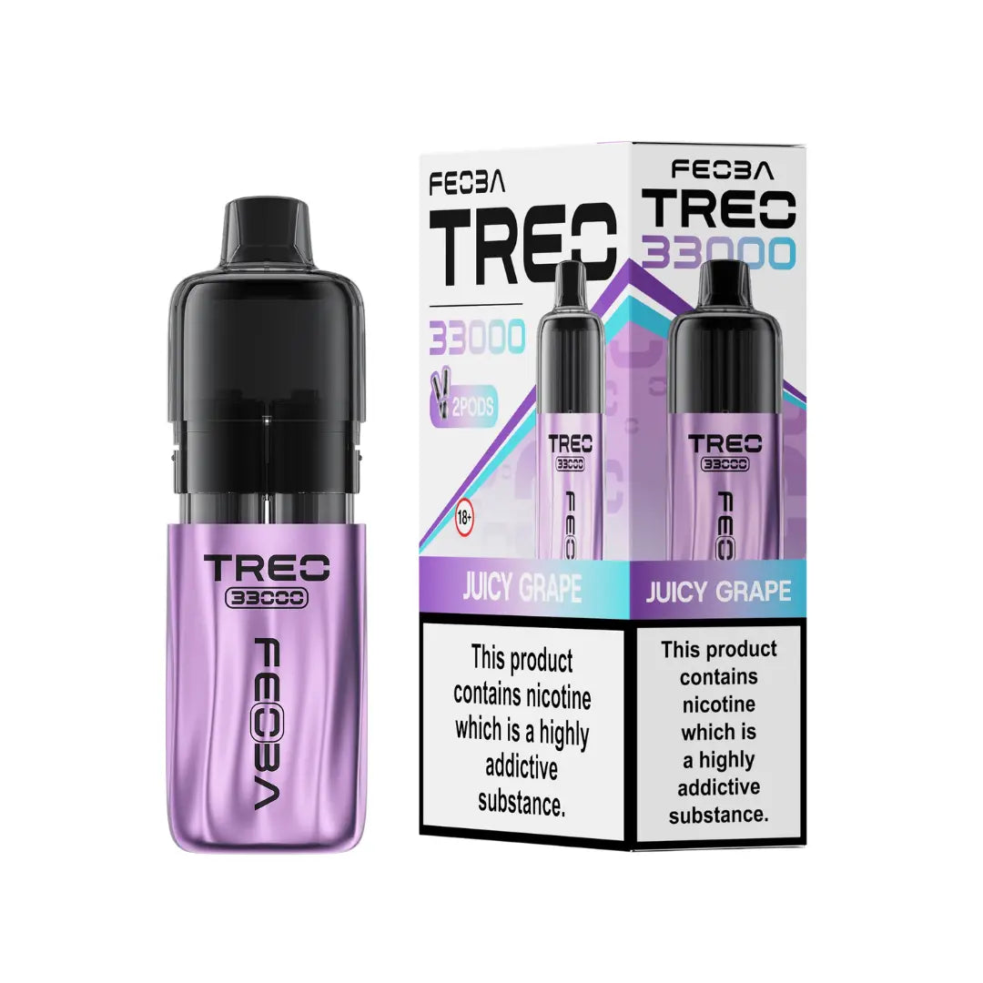 Feoba Treo 33K Prefilled Juicy Grape Flavour Pod Vape Kit