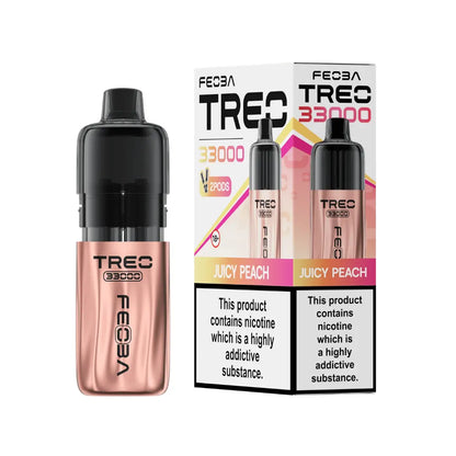 Feoba Treo 33K Prefilled Juicy Peach Flavour Pod Vape Kit