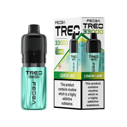 Feoba Treo 33K Prefilled Lemon Lime Flavour Pod Vape Kit