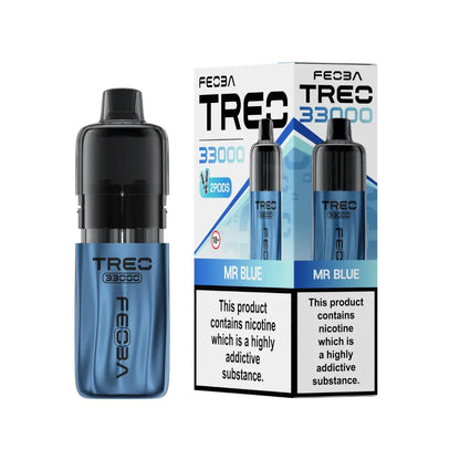 Feoba Treo 33K Prefilled Mr Blue Flavour Pod Vape Kit