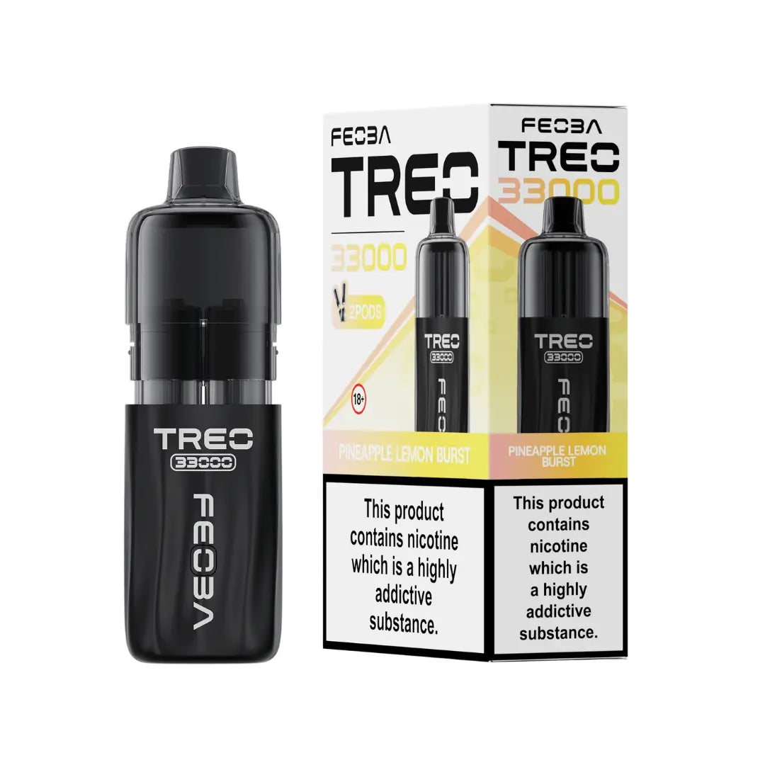 Feoba Treo 33K Prefilled Pineapple Lemon Burst Flavour Pod Vape Kit