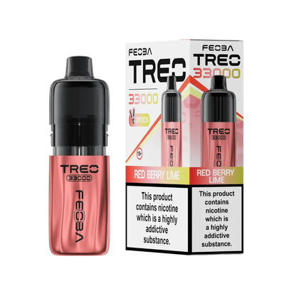 Feoba Treo 33K Prefilled Red Berry Lime Flavour Pod Vape Kit