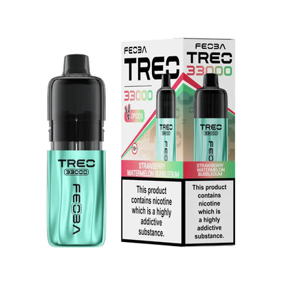 Feoba Treo 33K Prefilled Strawberry Watermelon Bubblegum Flavour Pod Vape Kit
