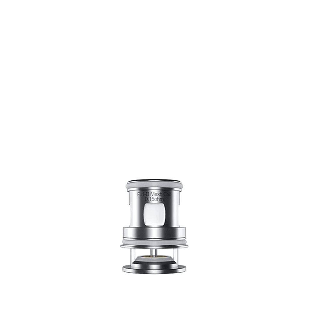 Freemax Fireluke Solo replacement coil, silver, displayed on a white background.