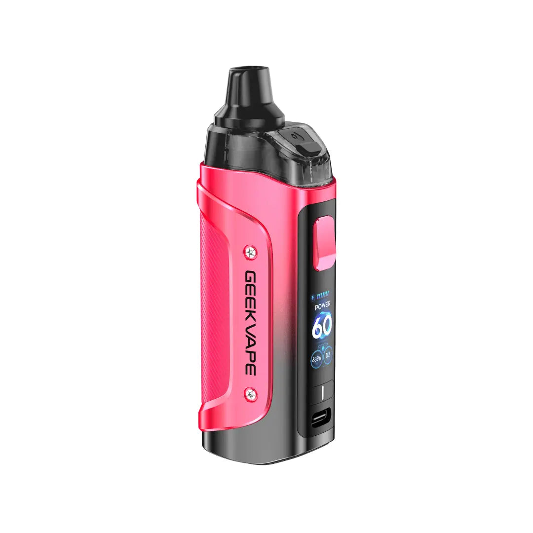 GeekVape Aegis Boost 3 Pod Vape Kit in midnight red perfect for nic salt vape juices