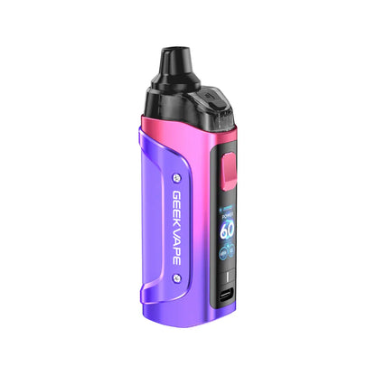 GeekVape Aegis Boost 3 Pod Vape Kit in rainbow purple perfect for nic salt vape juices
