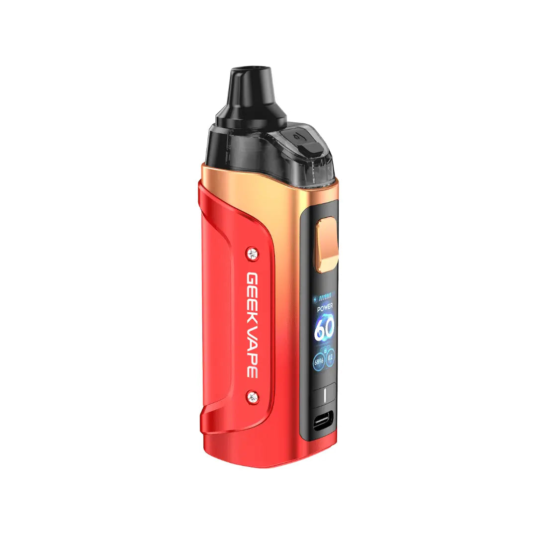 Geekvape Aegis Boost 3 Pod Vape Kit in Sunset Red perfect for nic salt vape juices