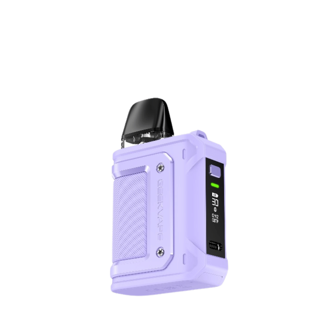 GeekVape Aegis Hero Q Pod Vape Kit in purple perfect for nic salt vape juices