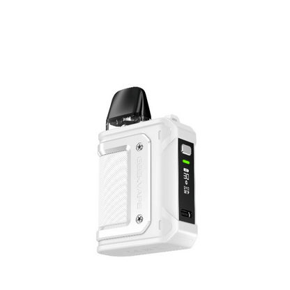 White GeekVape Aegis Hero Q Pod Vape Kit in White perfect for nic salt vape juices