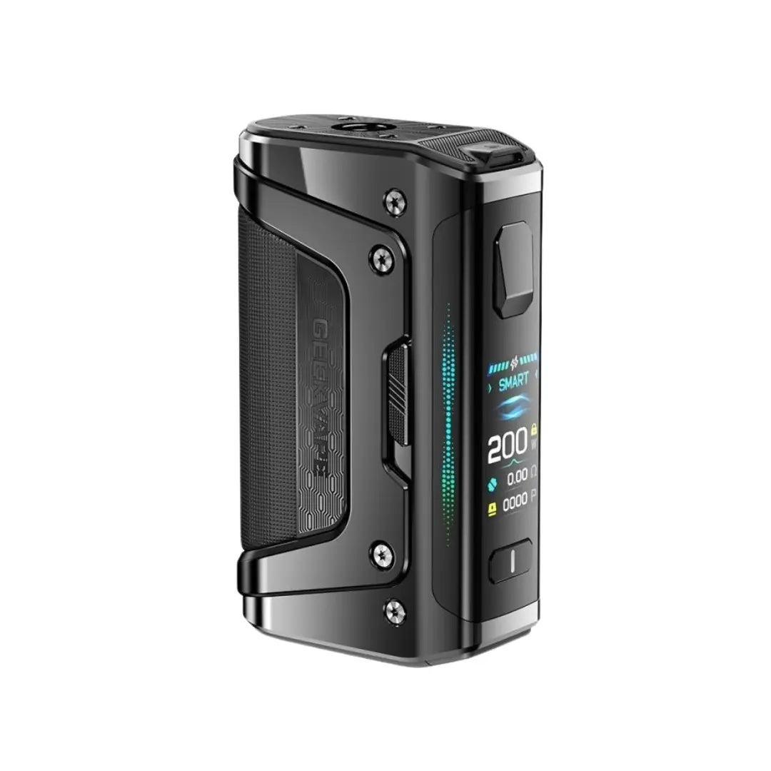 Geekvape Aegis Legend 5 Box Mod which can be used with Sub-ohm Tanks - RDAs - RTAs - MTL Tanks - Carbon Black Colour 
