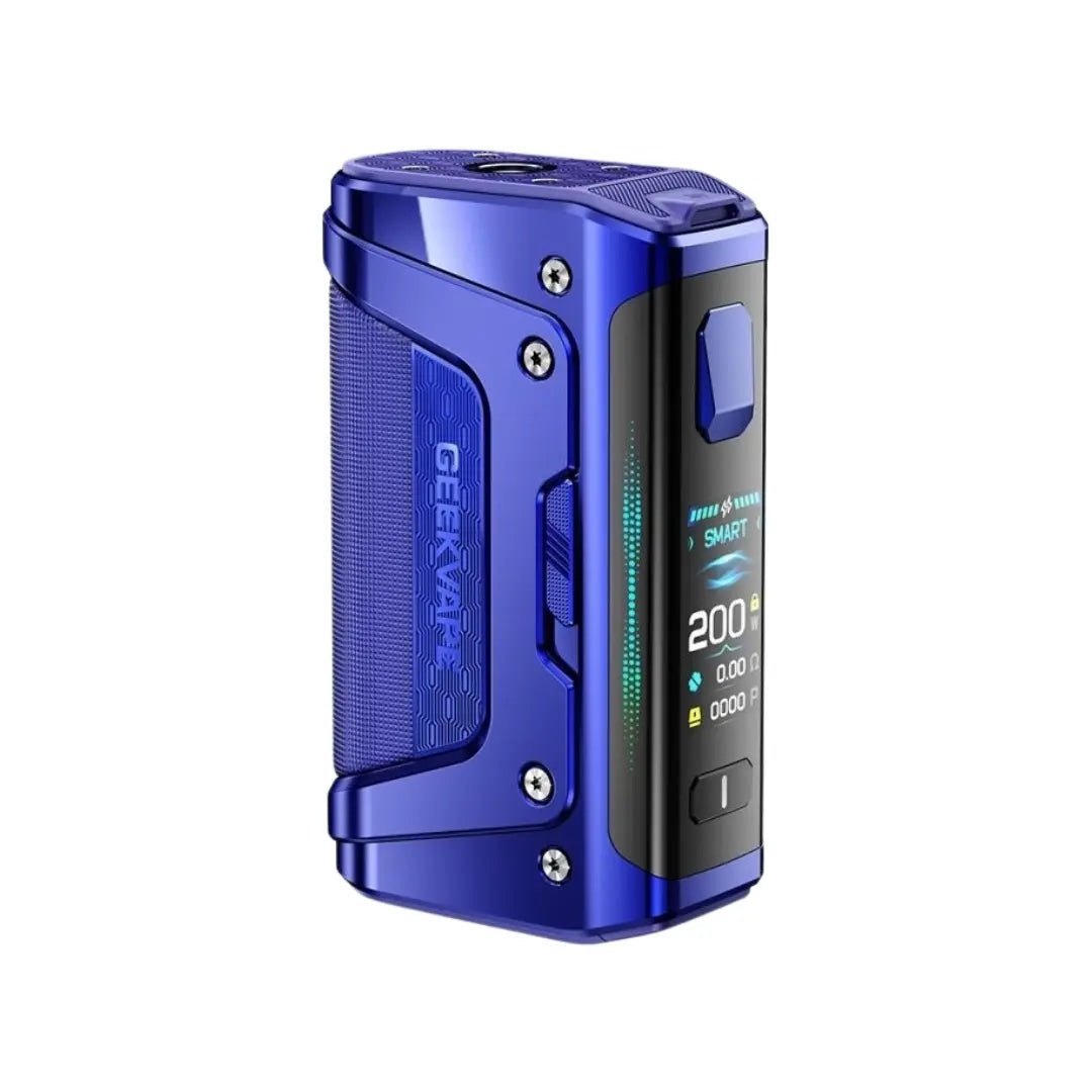 Geekvape Aegis Legend 5 Box Mod which can be used with Sub-ohm Tanks - RDAs - RTAs - MTL Tanks - Twilight Blue Colour 