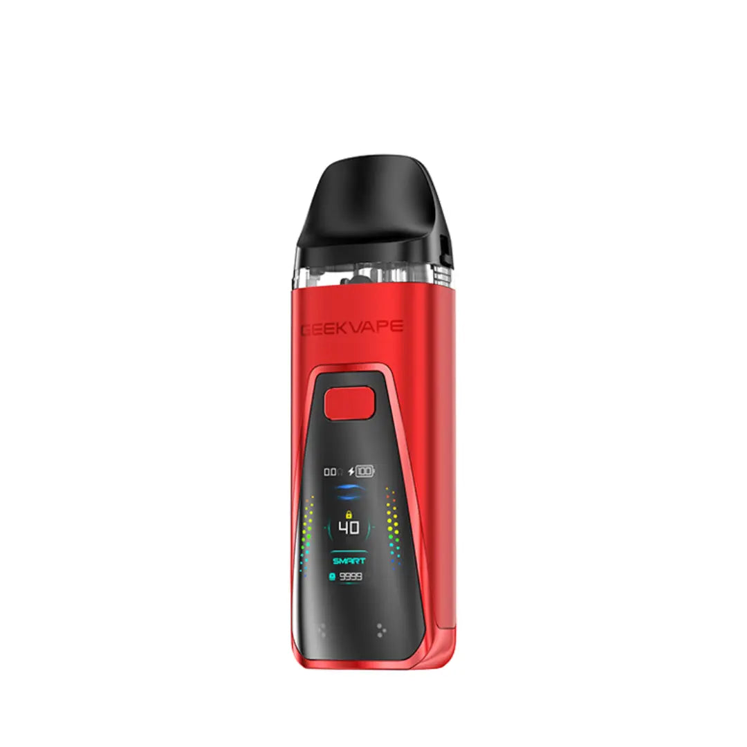 GeekVape Digi Pro Pod Vape Kit in ruby red perfect for nic salt vape juices
