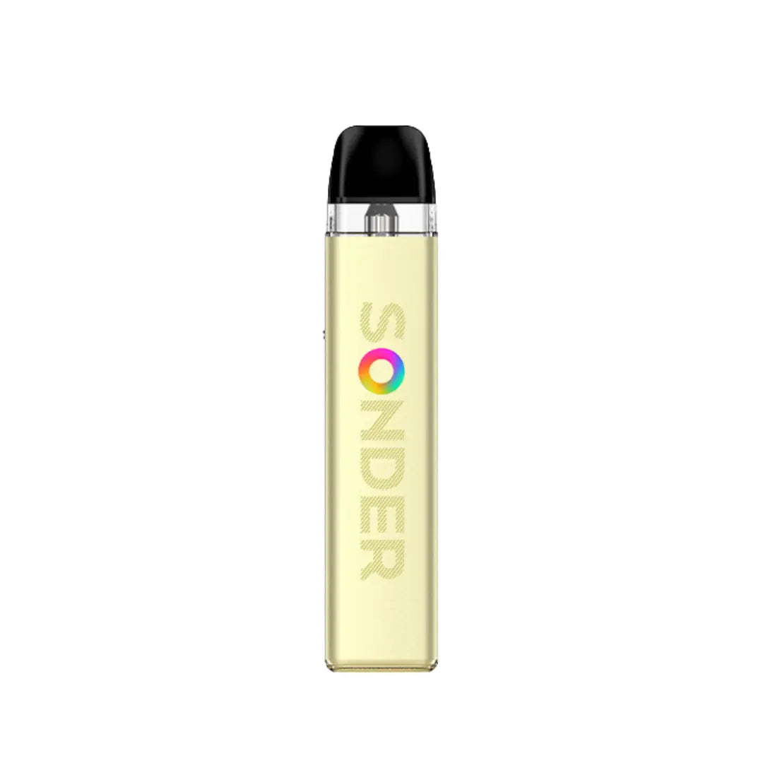 GeekVape Sonder Q2 Pod Kit in apricot yellow perfect for nic salt vape juices