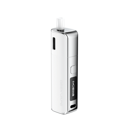 White Geekvape Soul Pod Vape Kit in white perfect for nic salt vape juices