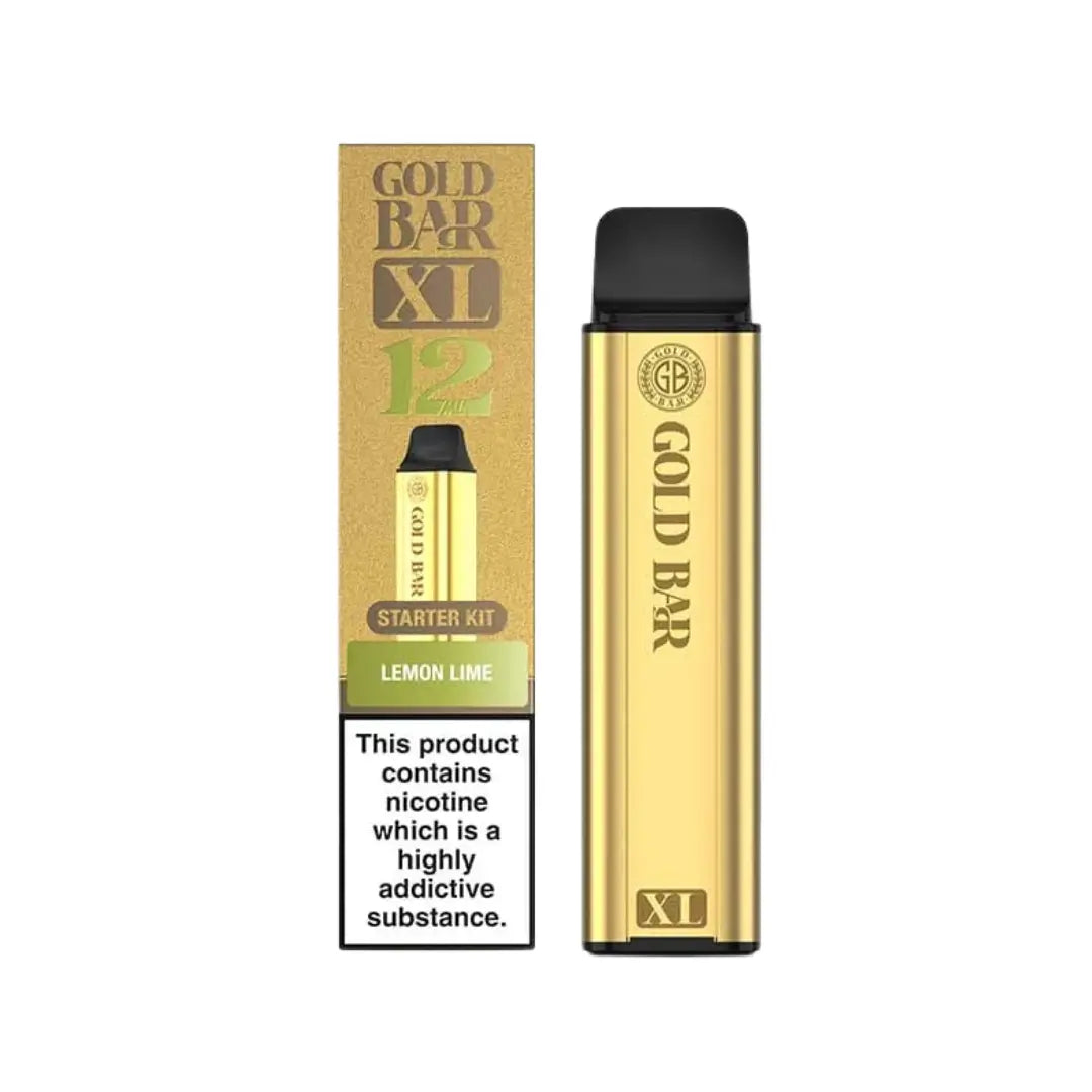 Gold Bar XL Prefilled Pod Kit - Lemon Lime Flavour 