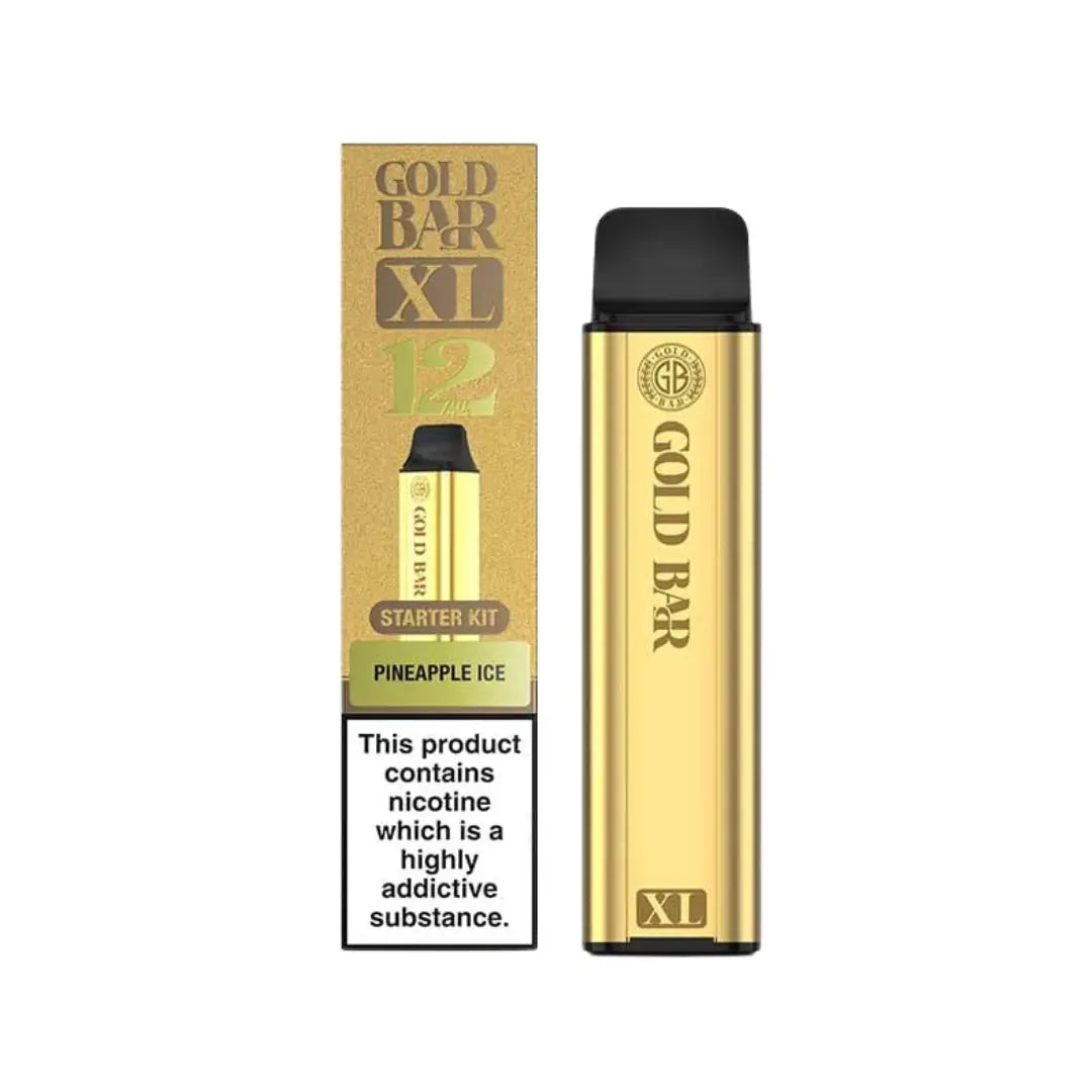 Gold Bar XL Prefilled Pod Kit - Pineapple Ice Flavour 