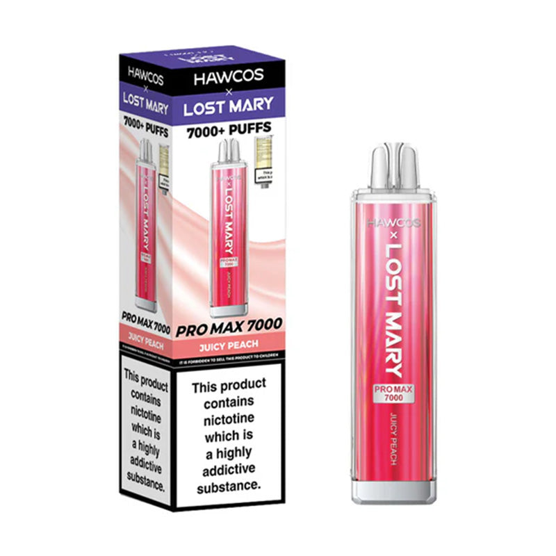 Hawcos x Lost Mary Pro Max 7000 prefilled Vape Kit - Box of 10  AJ's  Superstore