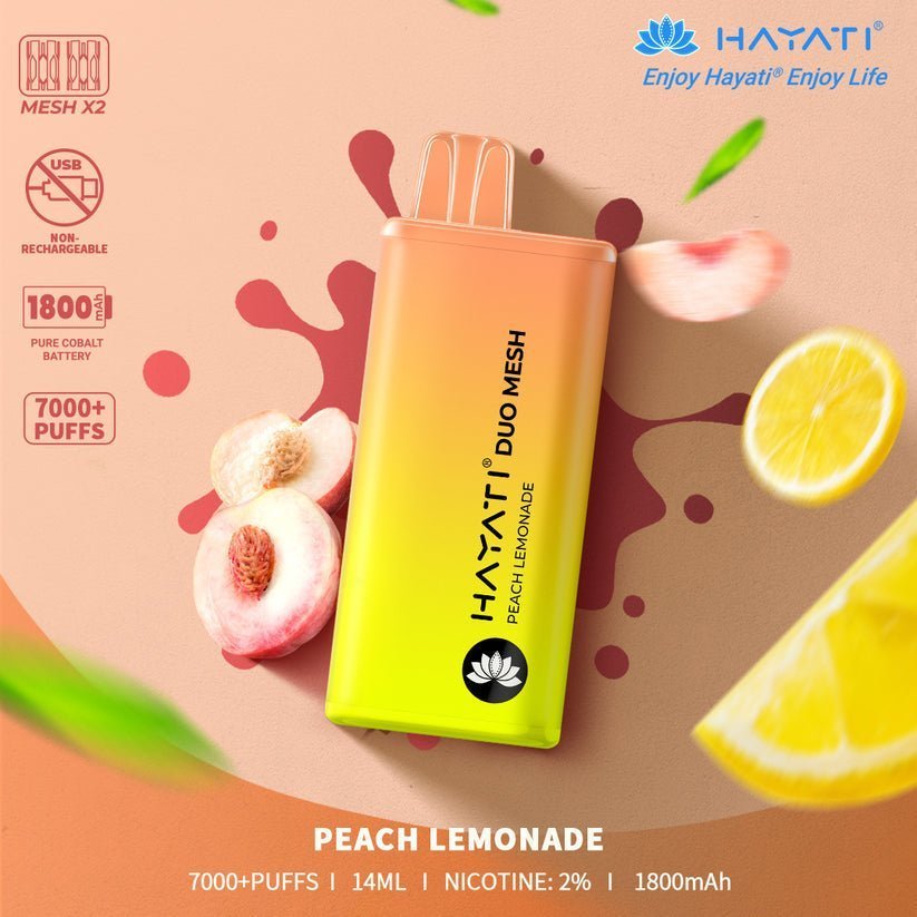 Hayati Duo Mesh 7000 Puffs Prefilled Vape | Box of 10 AJ's Superstore Hayati Duo Mesh 7000 Puffs Prefilled Vape | Box of 10 AJ's Superstore