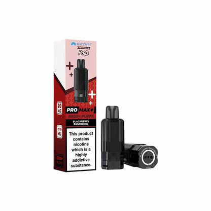 Hayati Pro Max 6K Prefilled Replacement Pod, Black Berry Raspberry Flavour
