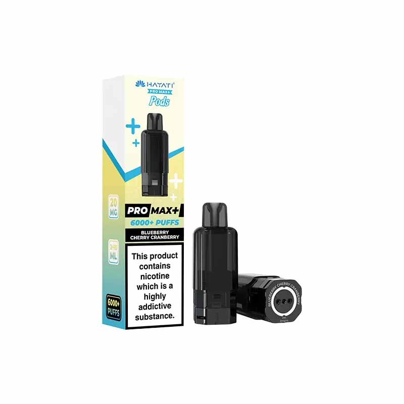 Hayati Pro Max 6K Prefilled Replacement Pod, Blueberry Cherry Cranberry Flavour